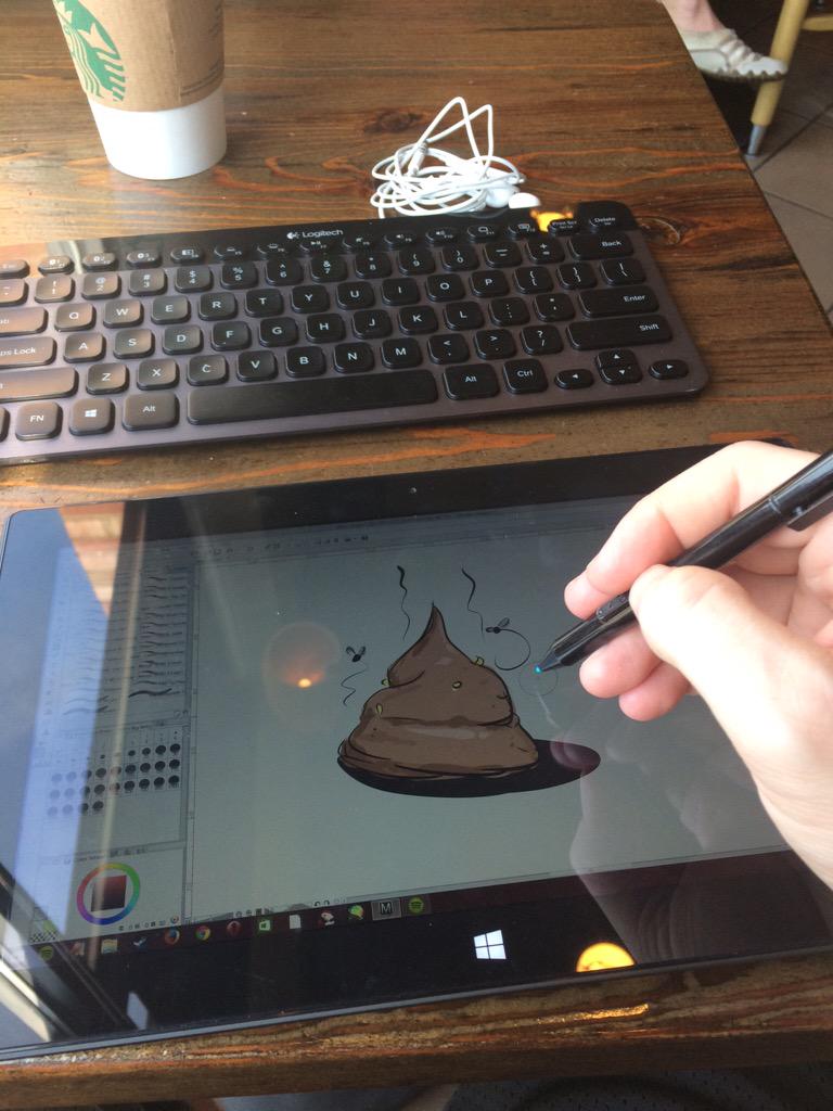 rawrb's tweet image. At @Starbucks drawin&apos; some SHIIIIIT #art #bodilyfunctions