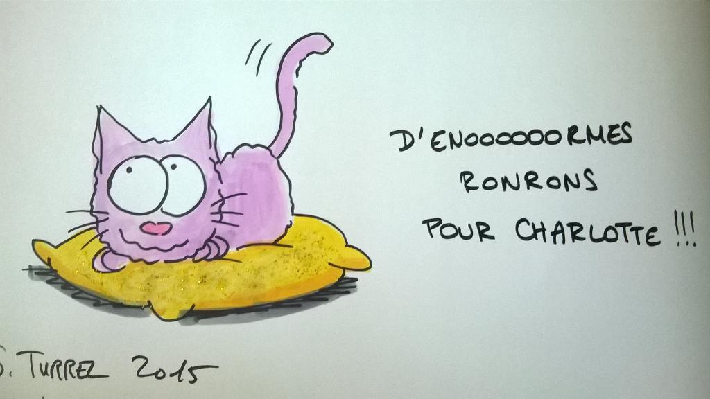 indiana_vince's tweet photo. A 10 mois, ma petite chat-rlotte a eu sa première dédicace à @bdmiam. Merci les filles ! http://t.co/iDnEbEJITX