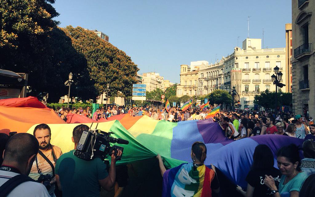 laufranch's tweet photo. Un día genial en #ManadaTransfeminista del #BlocdeDonesOrgulloses #OrgullVLC2015 #OrgulloLGTBI amb les @Revoltoses http://t.co/K9CRgihSas