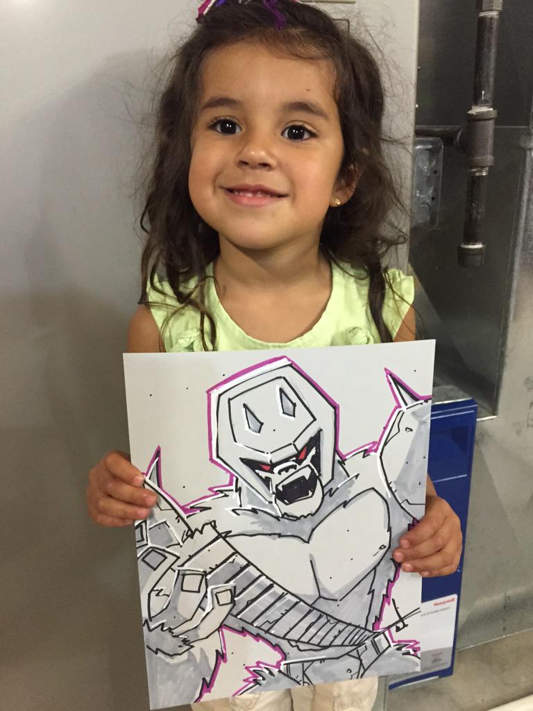 MattytheDentist's tweet photo. @jcburcham Monica Isabella thanks u for your awesome rendition of #Oilmaster! #Botcon2015 @BotCon @HasbroNews #monkey http://t.co/U4oG2QCj9X