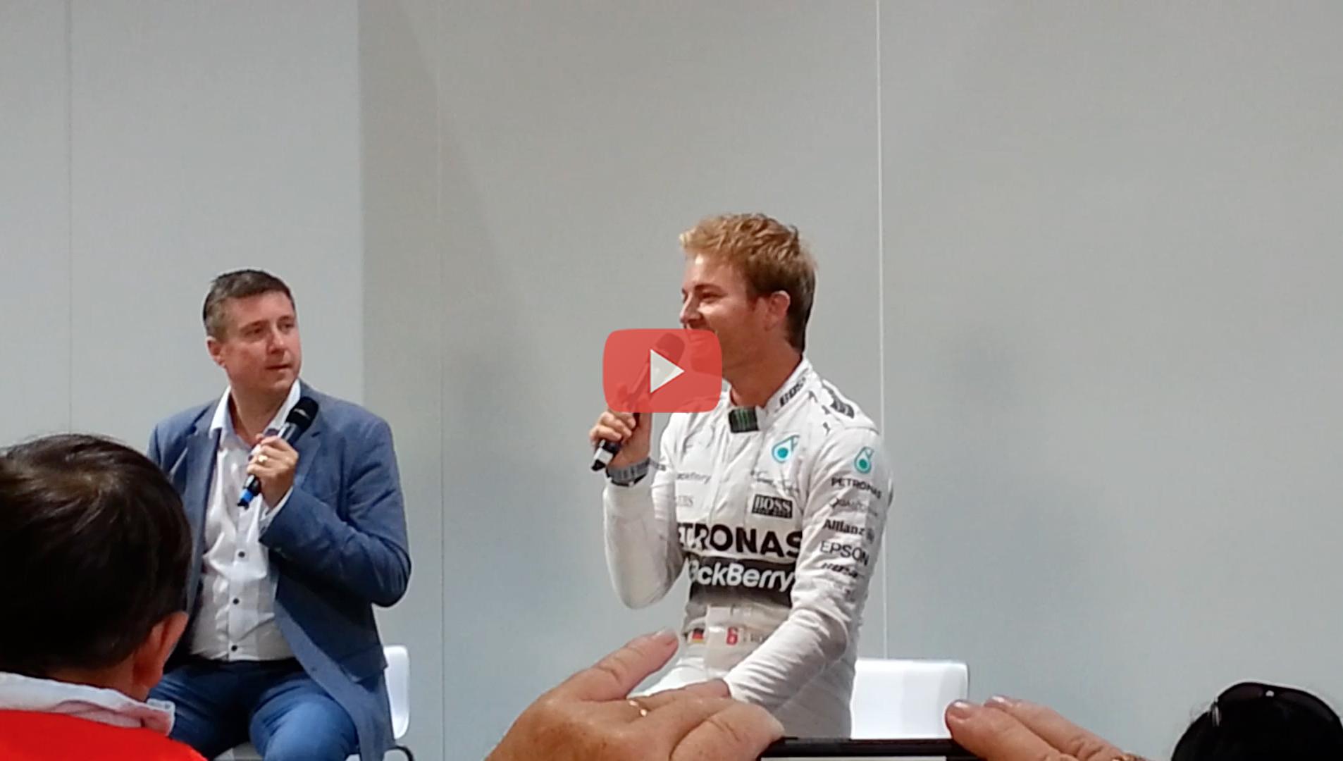When went to a Q&A at the stand the crowd sang Happy Birthday  