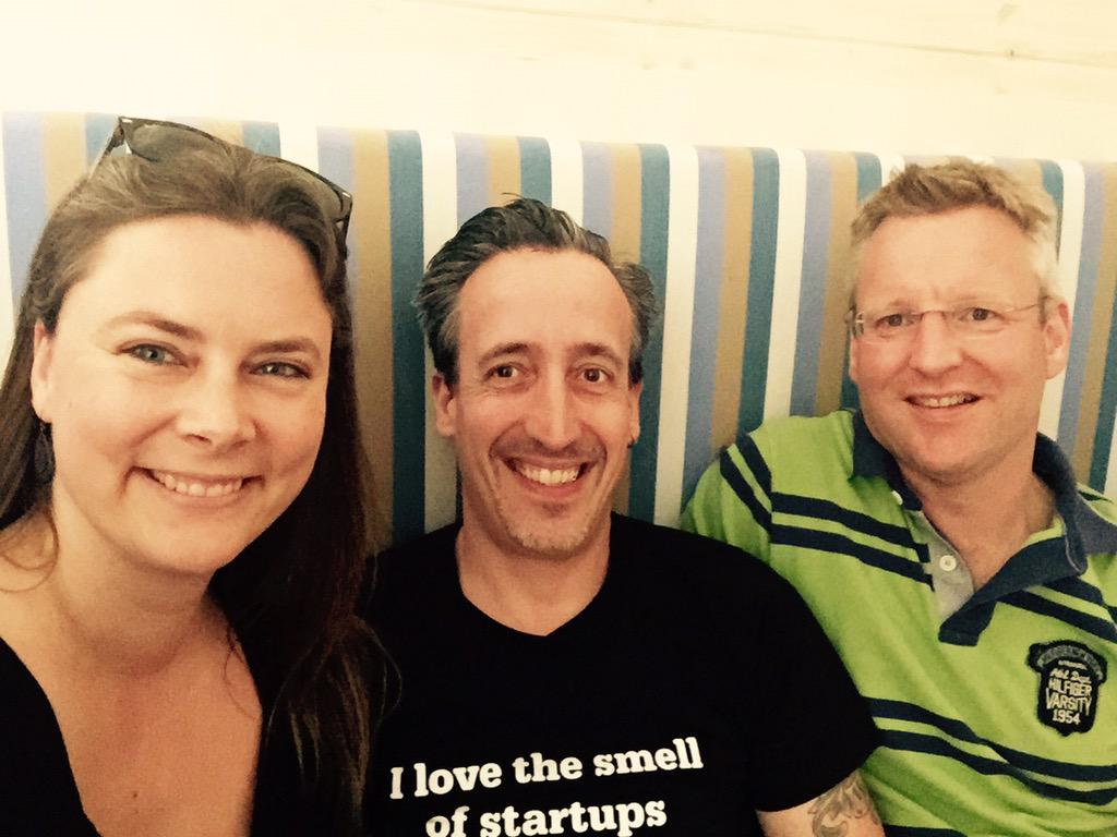With <a href="/dodgeris/">dodgeris</a> and Peter from <a href="/trivago/">trivago</a> at <a href="/hackathon_dus/">Hackathon Düsseldorf</a>. Loved our jury work, thanks, guys!