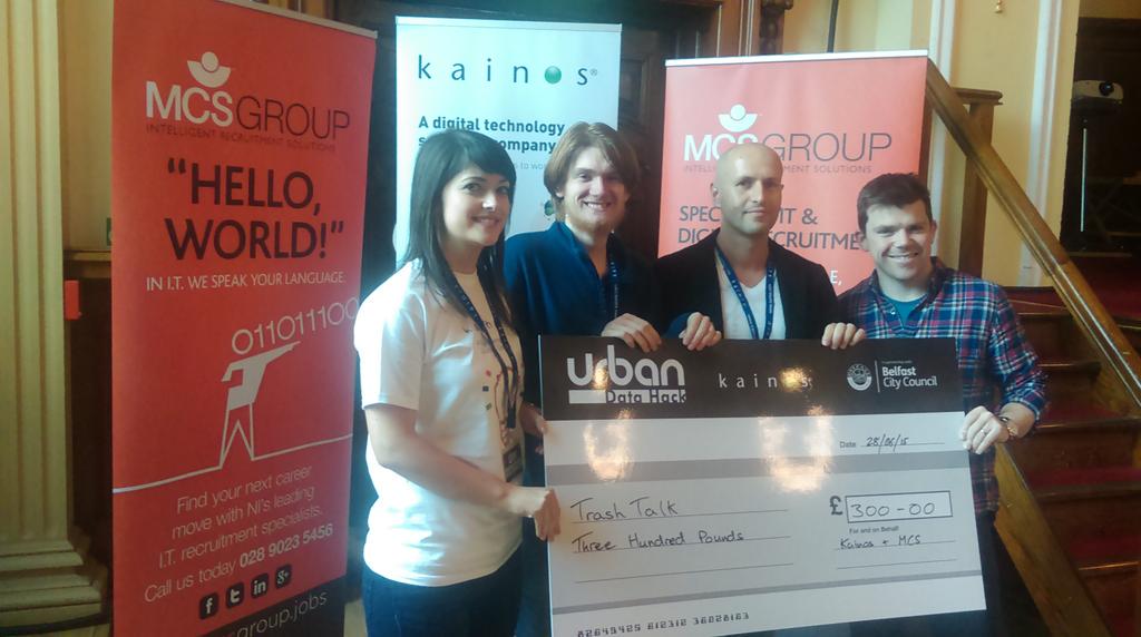 KainosSoftware's tweet photo. And the independent experts panel has decided... Congratulations to all our winners today at #udh15 #data #analytics http://t.co/NjYTbCrc7U