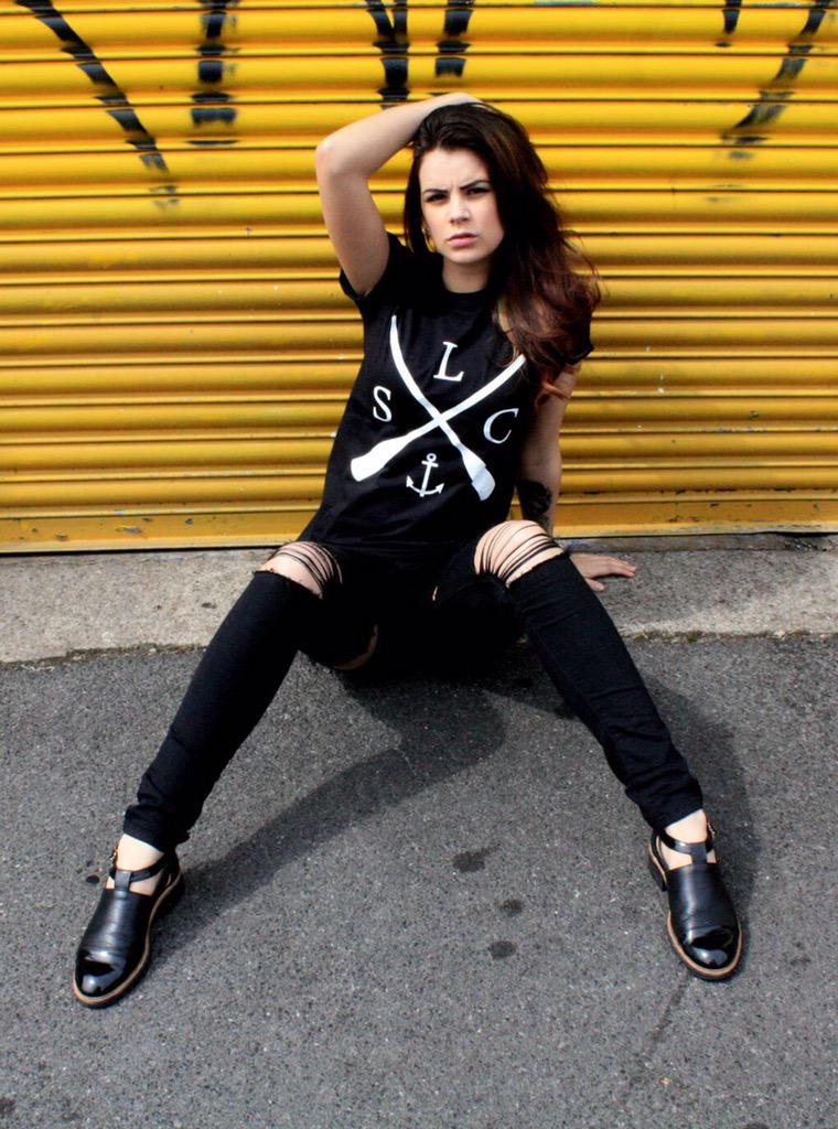 Our Cross Tee is available in black or burgundy and is currently on sale for just £9.99 at stayluckyclothing.com