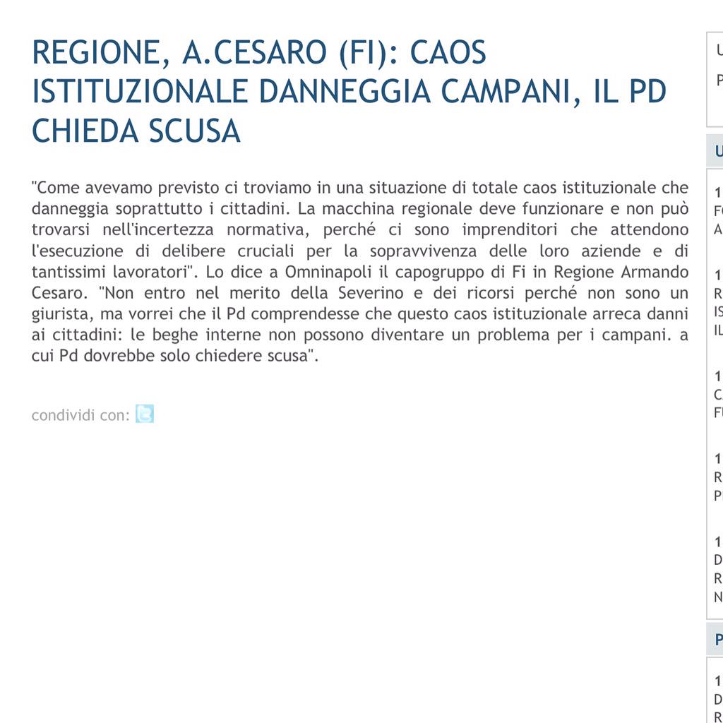 armandocesaro's tweet photo. Il PD chieda scusa per il caos istituzionale !! @forza_italia @mara_carfagna @StefanoCaldoro @msgelmini http://t.co/xSDPCEULFE
