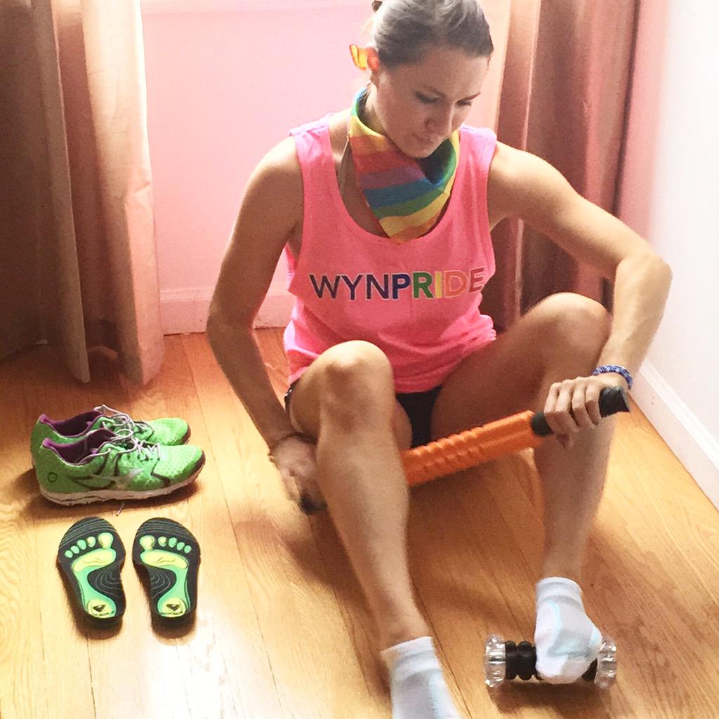 TPtherapy's tweet photo. Our Sales Manager shows how to #STKit by prepping for her #NYCPride March #LoveWins #LoveIsLove #tpherapy #sofsole http://t.co/T3ZnIVVdMx