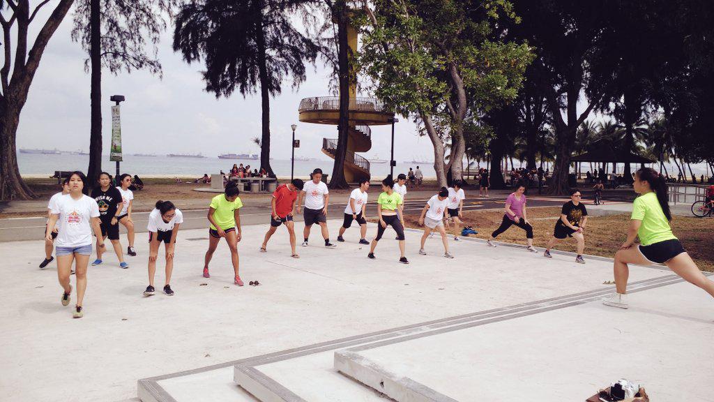 ShiokSG's tweet photo. Weekend's almost over and so are our fitness boot camps, but thats not the end of #FITforaPurpose...stay tuned! =) http://t.co/hkhiLkeg7q