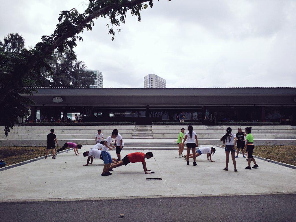 ShiokSG's tweet photo. Weekend's almost over and so are our fitness boot camps, but thats not the end of #FITforaPurpose...stay tuned! =) http://t.co/hkhiLkeg7q