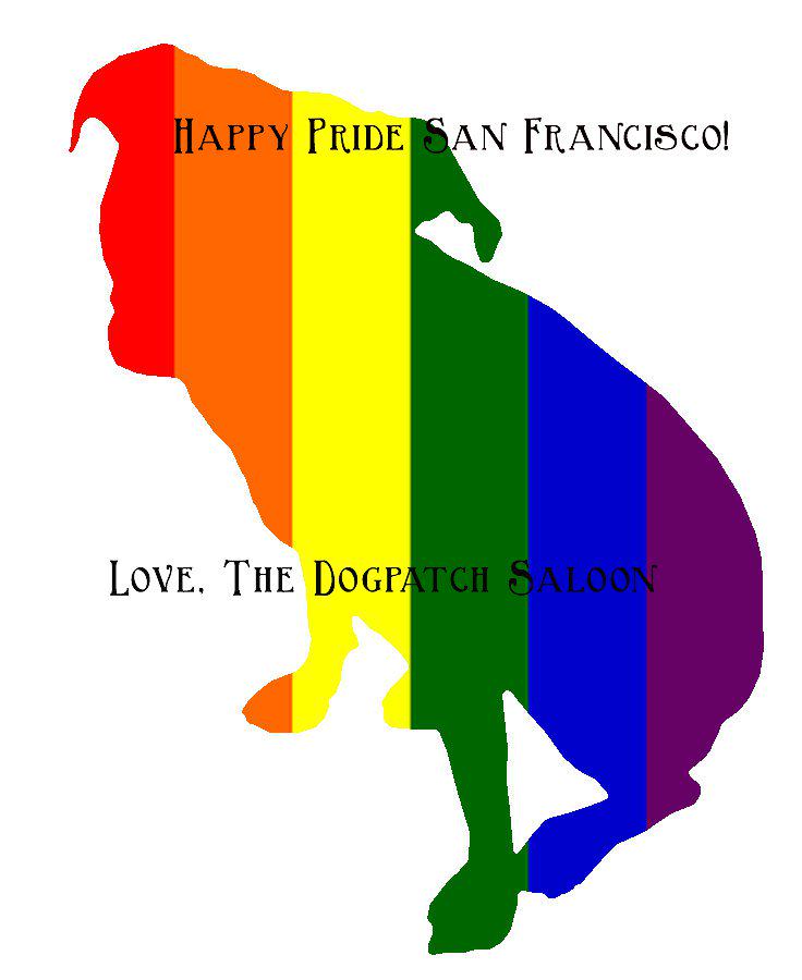 DogpatchBar's tweet image. #EqualityWithoutException    
               #DogpatchSF 
                 #LoveWins