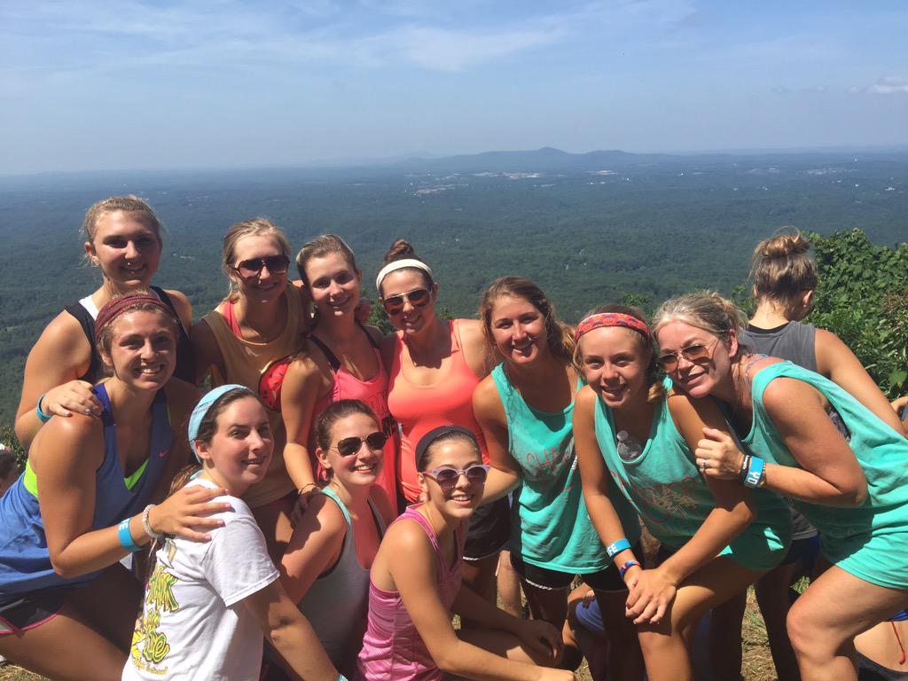 GrandStrandYL's tweet photo. MBHS Girls at the top of SharpTop mountain! http://t.co/ALDzZ410AQ
