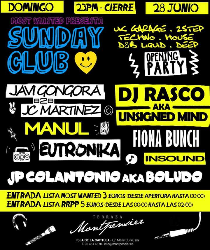 PatriFanatic's tweet photo. Esta noche #SUNDAYCLUB en #salamontpesier, lista de Patri (abierta) de 00:00 a 02:00 @sevillaevento @FiestaenSevilla http://t.co/FtLSwGjsGd
