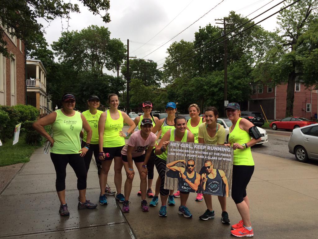 WIBuckeye's tweet photo. Fun morning run at @YogiNationCLE with @drinkNOOMA and @Athleta_BP! #fuelingcommunity http://t.co/oGcQpgKdxk
