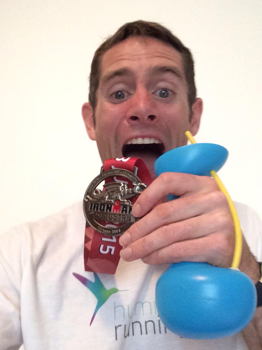 HummingBirdRun's tweet image. Happy me @IRONMANLive @hummingbirdrunning