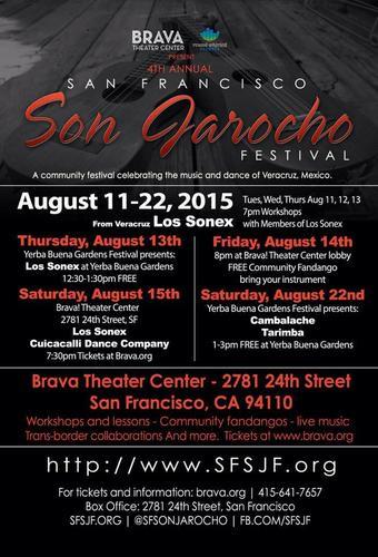 GroupieWB's tweet photo. @LosSonex invitados especiales en el #Festival de #SonJarocho de #SFO, Agosto 2015

#NotasMusicales
#GroupieWannaBE http://t.co/9q92CPW1Ng