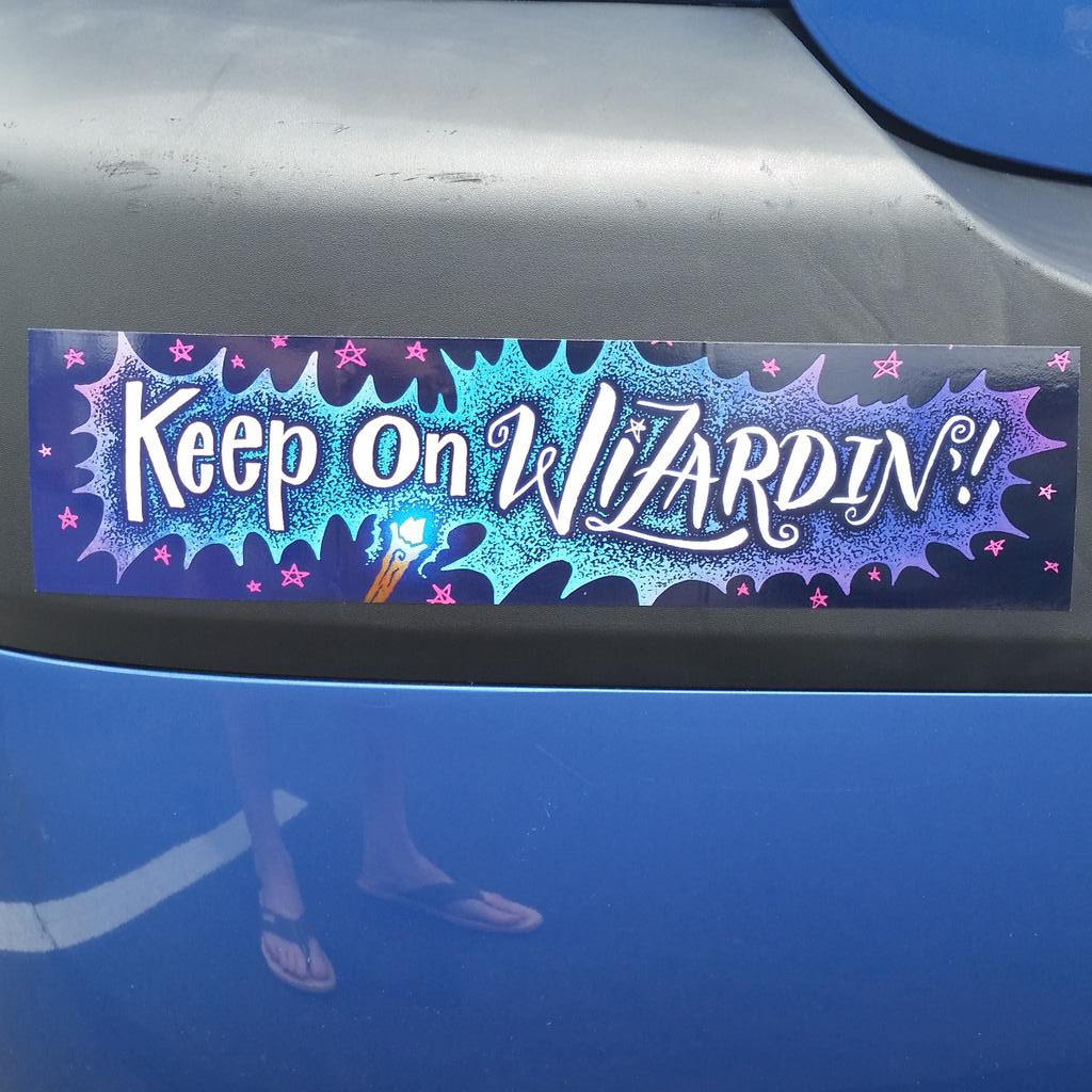 RoboDuke's tweet photo. My bonecar is officially PIMPED. #KeepOnWizardin (@FantasyFicPod) http://t.co/fFvVhLzWA7