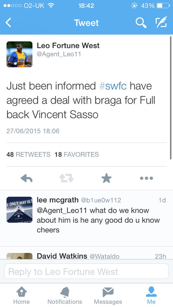 Agent_Leo11's tweet photo. @S6Transfers I think you'll find you didn't http://t.co/vIikI63Vzh