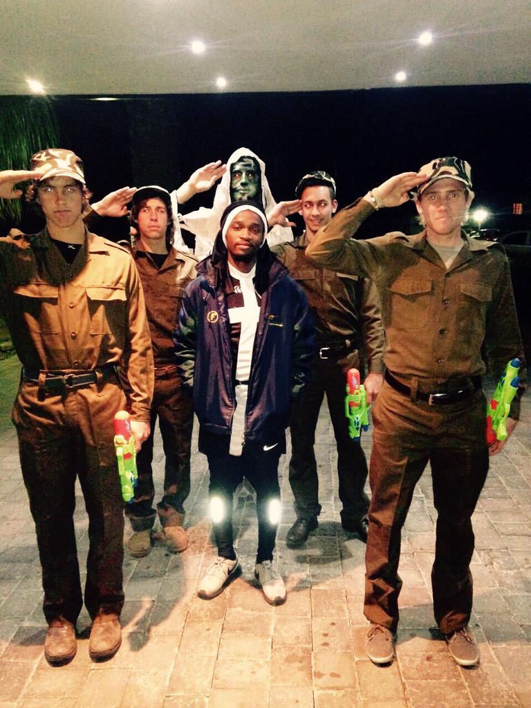 The first year lads are ready for #USSA2015 #KOVSIESHOCKEY #KOVSIEARMY #ArmyGhost #NaughtyNun