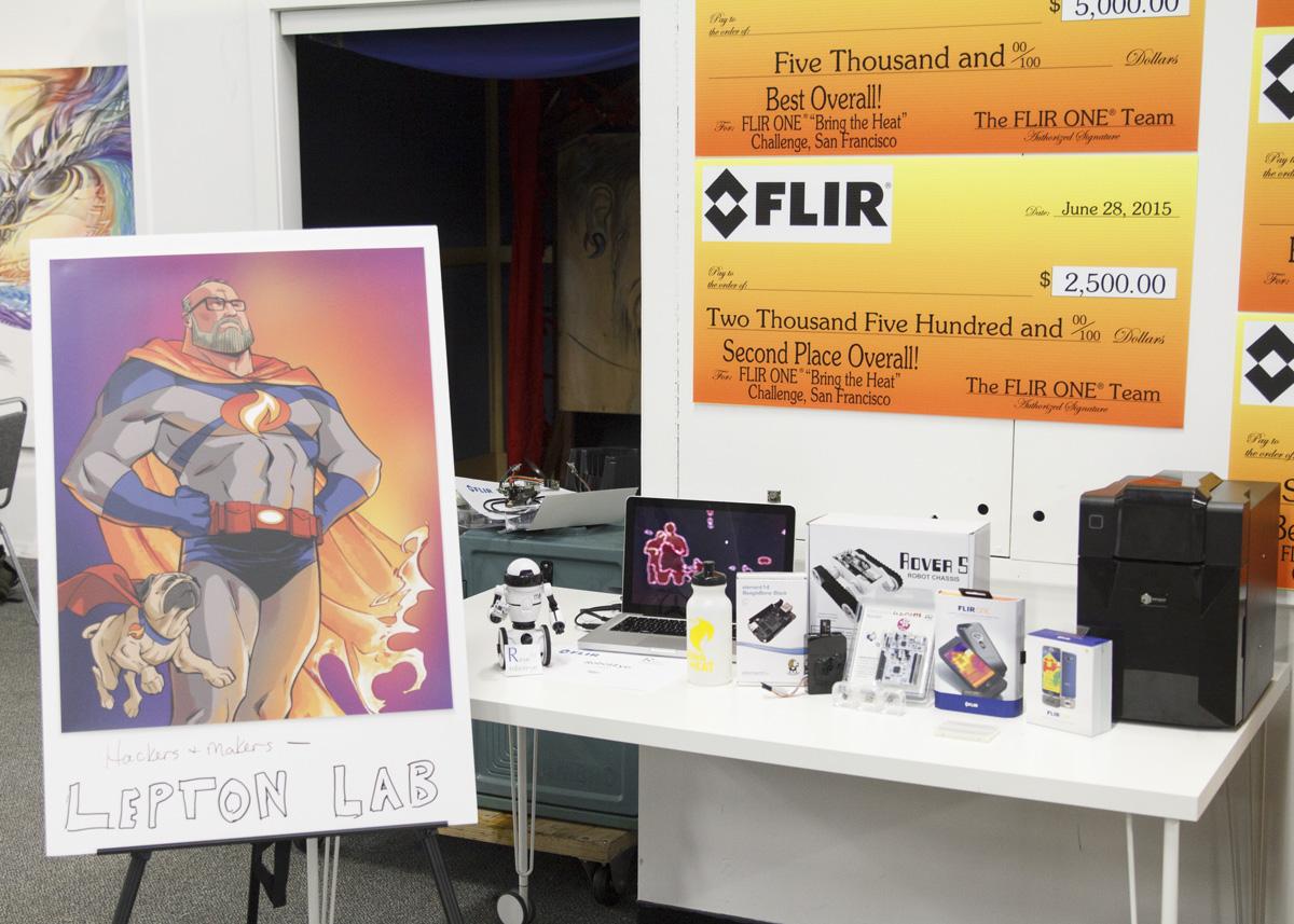 flir's tweet photo. The #BringtheHeat Prizes are ready! May the best #hacker/#maker win! #FLIRONEHackerParty #FLIRONE #hackathon http://t.co/YNMY6WsR5J