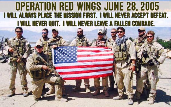 CloydRivers's tweet photo. 10 years ago today, 19 men lost their lives in Operation Red Wings (later turned into the movie Lone Survivor). RIP. http://t.co/1nFPQu4T5n