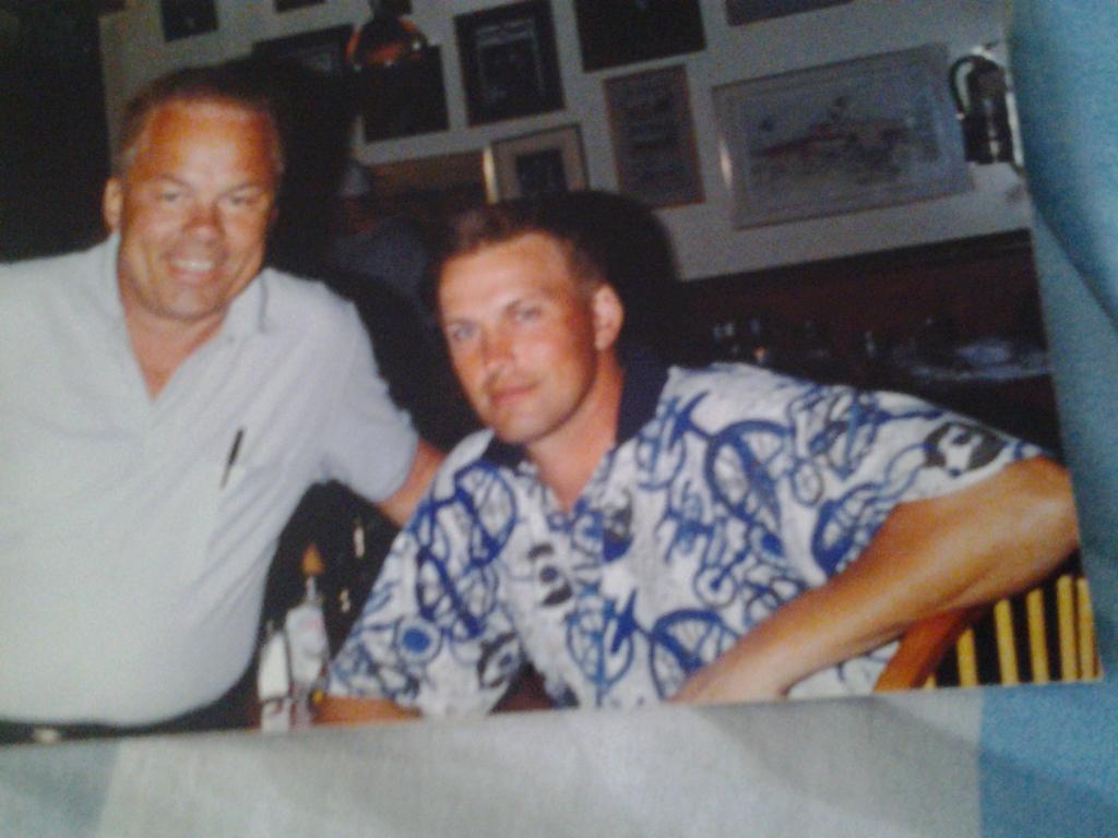 Happy Birthday my friend D-Backs coach Mark Grace, yes we were both younger when photo taken. 