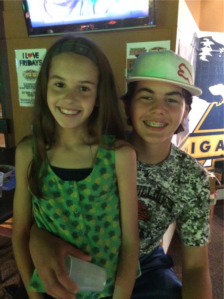 loisluvsfla's tweet photo. Turning fourteen tomorrow and still willing to take a photo with his sister.  Good kid. http://t.co/KVuHiw9f66