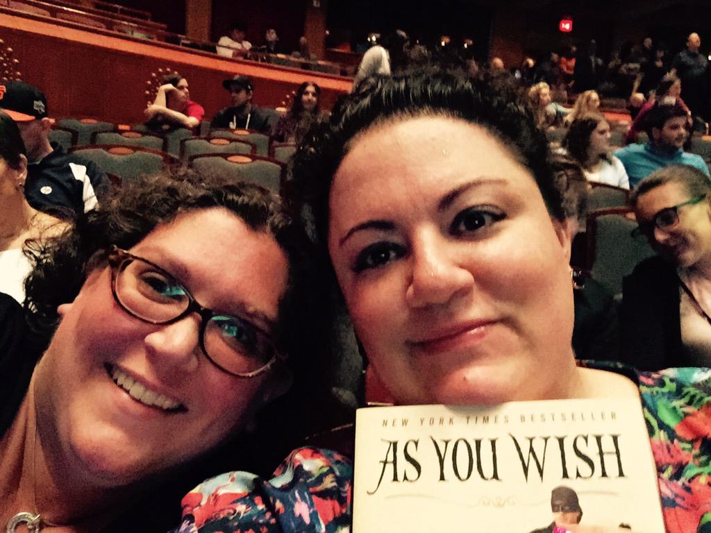 CrissaShoemaker's tweet photo. Spending #aninconceivableevening with my BFF and @Cary_Elwes @AsYouWishTour #asyouwishbook http://t.co/5TOzVIYnmA