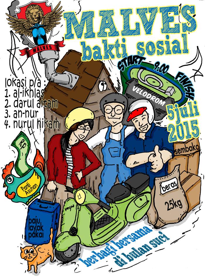 Lacigone's tweet photo. Malves Baksos 2015 @MALangVESpa @infomalang  #ramadhan #vespa #scooter #baktisosial #charity #malang #malangvespa http://t.co/soodcIKnNs