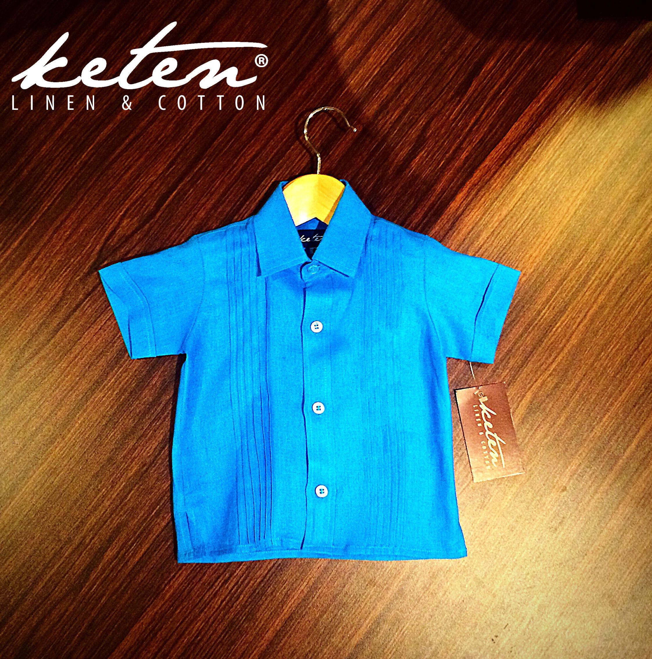 Keten Mx on X Camisa de Nino con Alforzas en Lino Italiano color Turquesa. Keten Guayaberas Lino TheGuayabera Ketenkids http t bkvOGbIuDv X