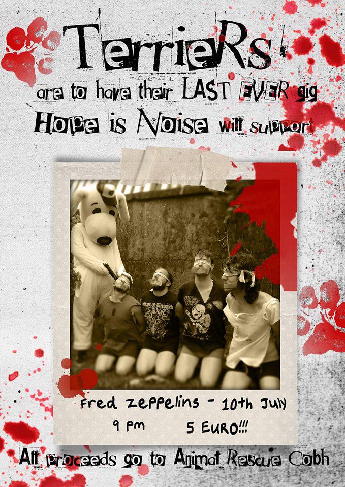 Here's our next gig...It's sad to see another Cork band bite the dust..
Come one come all..