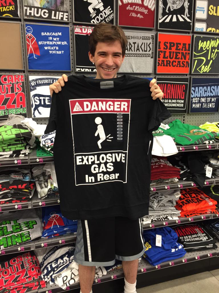 <a href="/TheAngryGrandpa/">Angry Grandpa</a> <a href="/Lyricoldrap/">Kidbehindacamera</a> <a href="/BridgetteWest/">Bridgette West</a> HEY GRANDPA! I SAW THIS SHIRT AT FIVE BELOW AND THOUGHT OF YOU!! 😂