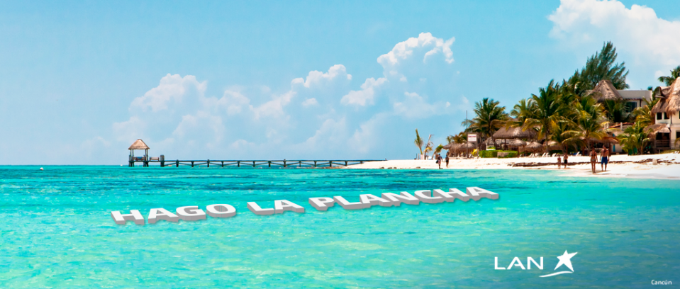 LATAM_ARG's tweet photo. RT si viajarías a Cancún para hacer la plancha. http://t.co/pzrjT6UxcC