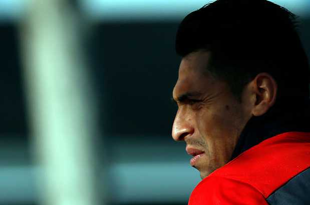 Goal_en_espanol's tweet photo. Conmebol sancionó a Gonzalo Jara con tres partidos
http://t.co/YxvZ327xfD
#Chile2015 http://t.co/TEA2VgFXp5