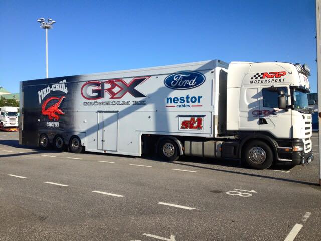 planetemarcus's tweet photo. #WorldRX Team Gronholm RX on the road to @FIAWorldRX @HoljesRX next week end .. @GronholmM http://t.co/cbFZIDAqCv