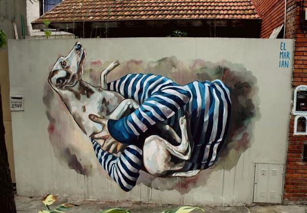 Es imposible no quedarse encantado con los murales de El Marian. #StreetArt