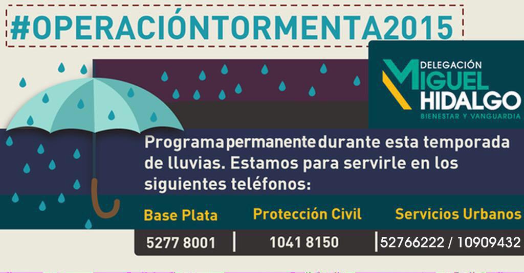 Humberto_Morgan's tweet photo. Activamos #OperaciónTormenta2015 en los 5 sectores de la @delegacionMH, pendientes desde @SUrbanosMH @ProteccionCMH http://t.co/CQgUNWC9cT