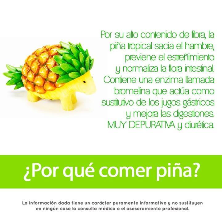 comerperderpeso's tweet photo. Propiedades de la PIÑA! http://t.co/zbiLljhFaq