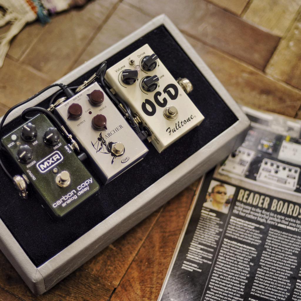 guitarmagazine's tweet image. Show us your pedalboard! We'll RT our favourites and pick one per month for inclusion in the mag #readerboards