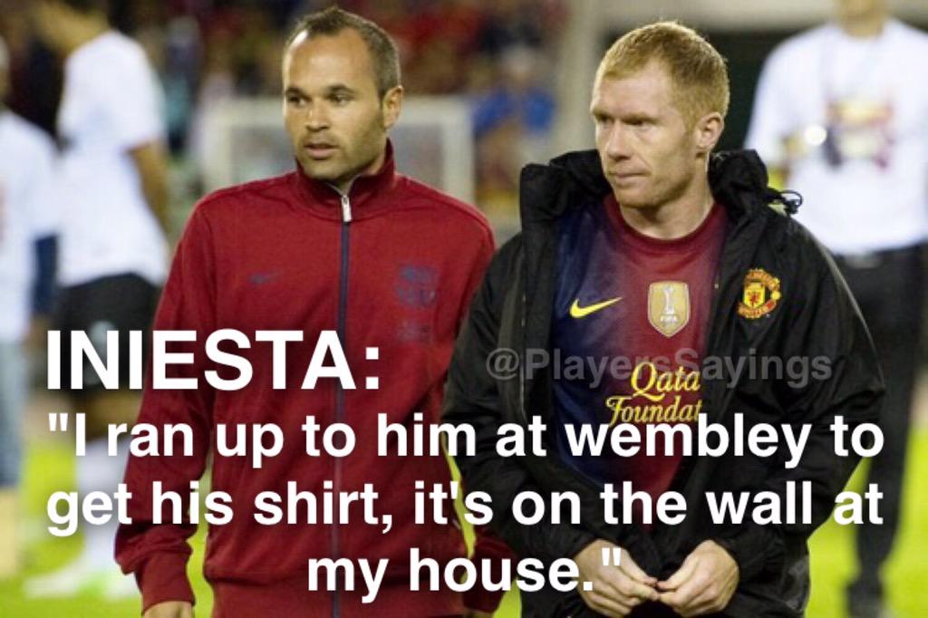 PlayersSayings's tweet photo. Paul Scholes #legend http://t.co/4HzSPOAXOG