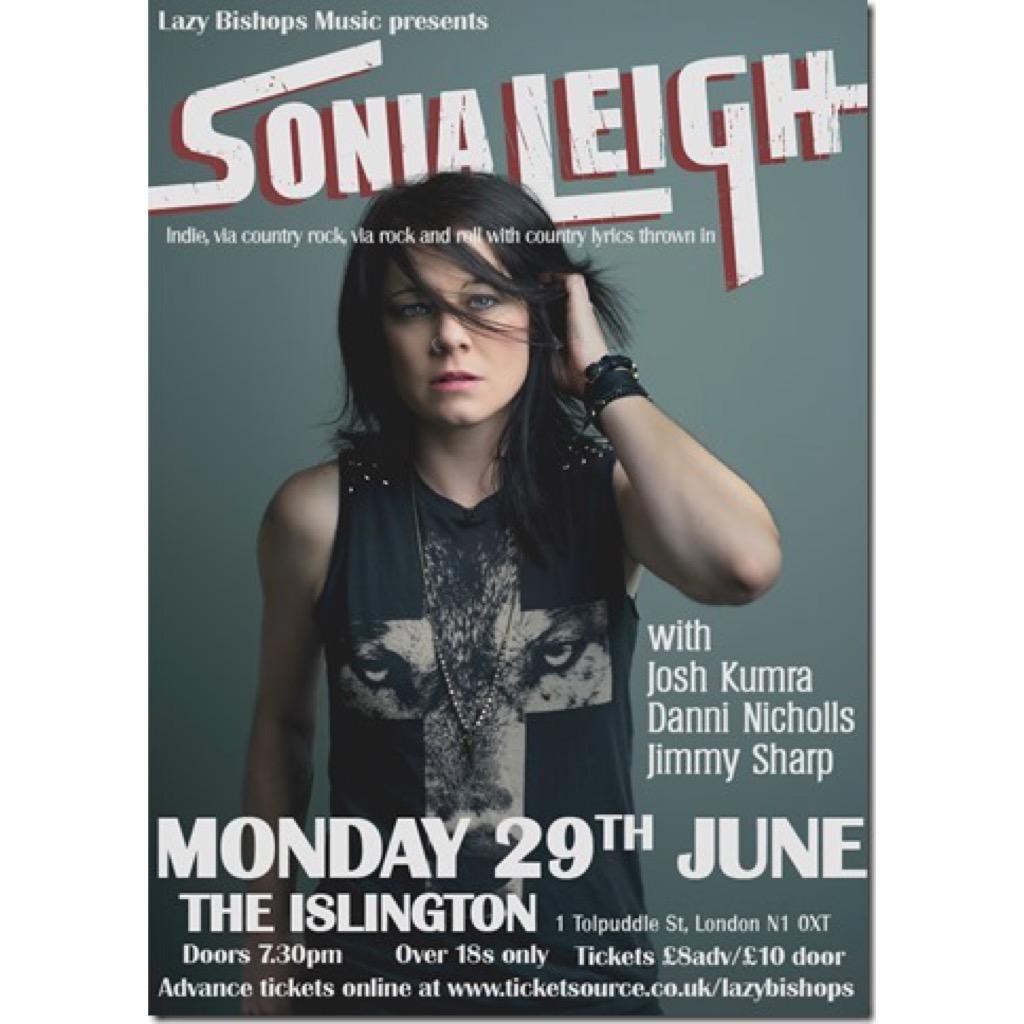 Sonia Leigh (@sonialeigh) on Twitter photo Tomorrow night at <a href="/TheIslington/">The Islington Bugle</a> with <a href="/JoshKumra/">Josh Kumra</a> @JimmySharpMusic <a href="/DanniNicholls/">Danni Nicholls</a> Tickets here: ents24.com/london-events/… Tomorrow night at <a href="/TheIslington/">The Islington Bugle</a> with <a href="/JoshKumra/">Josh Kumra</a> @JimmySharpMusic <a href="/DanniNicholls/">Danni Nicholls</a> Tickets here: ents24.com/london-events/…