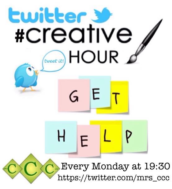 mrs_ccc's tweet photo. Pop this in your diary / write it on a post it <3 #CreativeHour Monday 19:30 <3 Mrs #CCC x http://t.co/BUzIbvmmj8