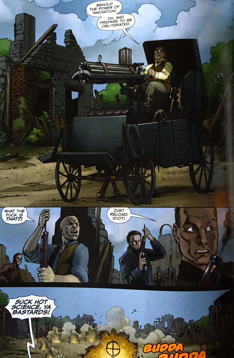 I seriously hope #BenFranklin really was like this...<a href="/theforgecomic/">The Forge</a> "Suck hot Science, ya bastards!"