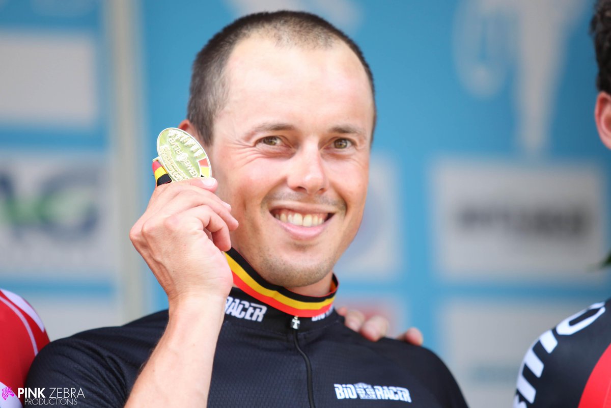 PinkZebraPro's tweet image. Preben Van Hecke: het moment dat je beseft dat je Belgisch Kampioen bent ... !