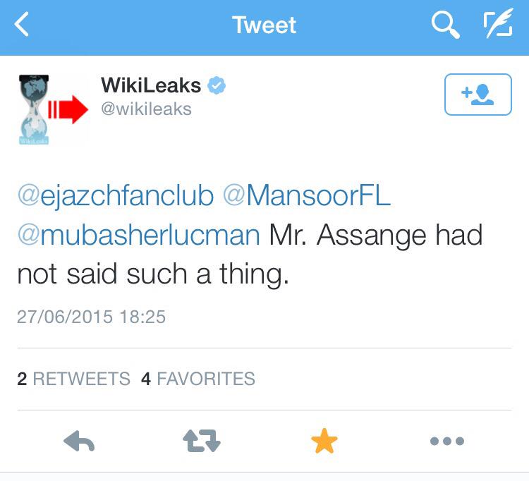 nadeem_nusrat's tweet photo. Important: See how #MQM being systematically maligned through baseless allegations. Thanks @wikileaks 4 clarification http://t.co/XF2t2tugz5