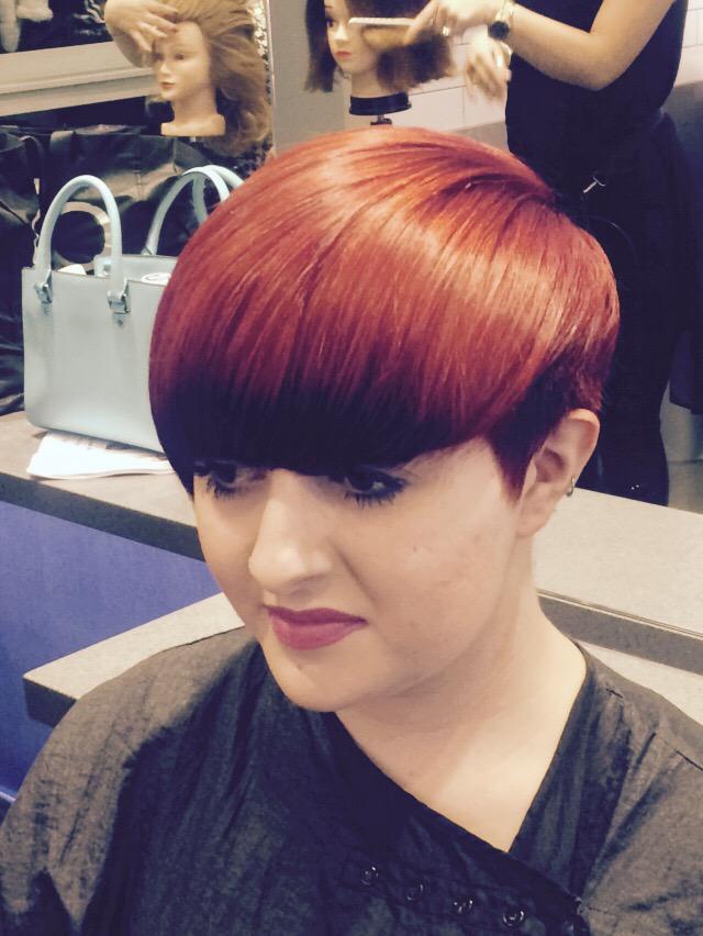 naomicotts's tweet photo. Creative colour week, Level 3 #colour demo #apprenticeship #hair http://t.co/iX8KasQiZF