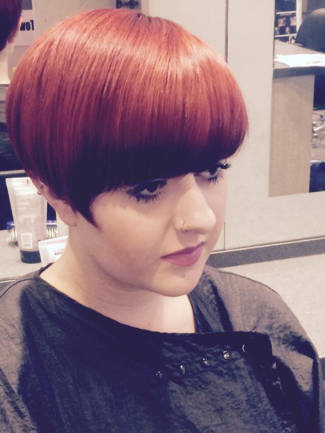 naomicotts's tweet photo. Creative colour week, Level 3 #colour demo #apprenticeship #hair http://t.co/iX8KasQiZF