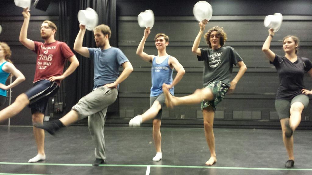 thekickandpush's tweet photo. The cast of A Chorus Line really starting to build that famous kick line #joinourline #kickandpush http://t.co/CHGUbC2swz