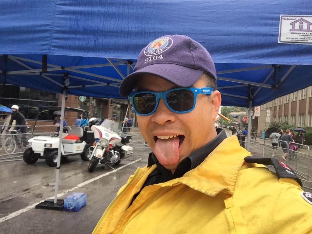 AlexLiComms's tweet photo. Thanks for the love & support Romina!! #TeamWork #PrideTO2015 #PrideTO #LoveMyJob π @RominaOliverio @TorontoPolice http://t.co/085BSzY86y