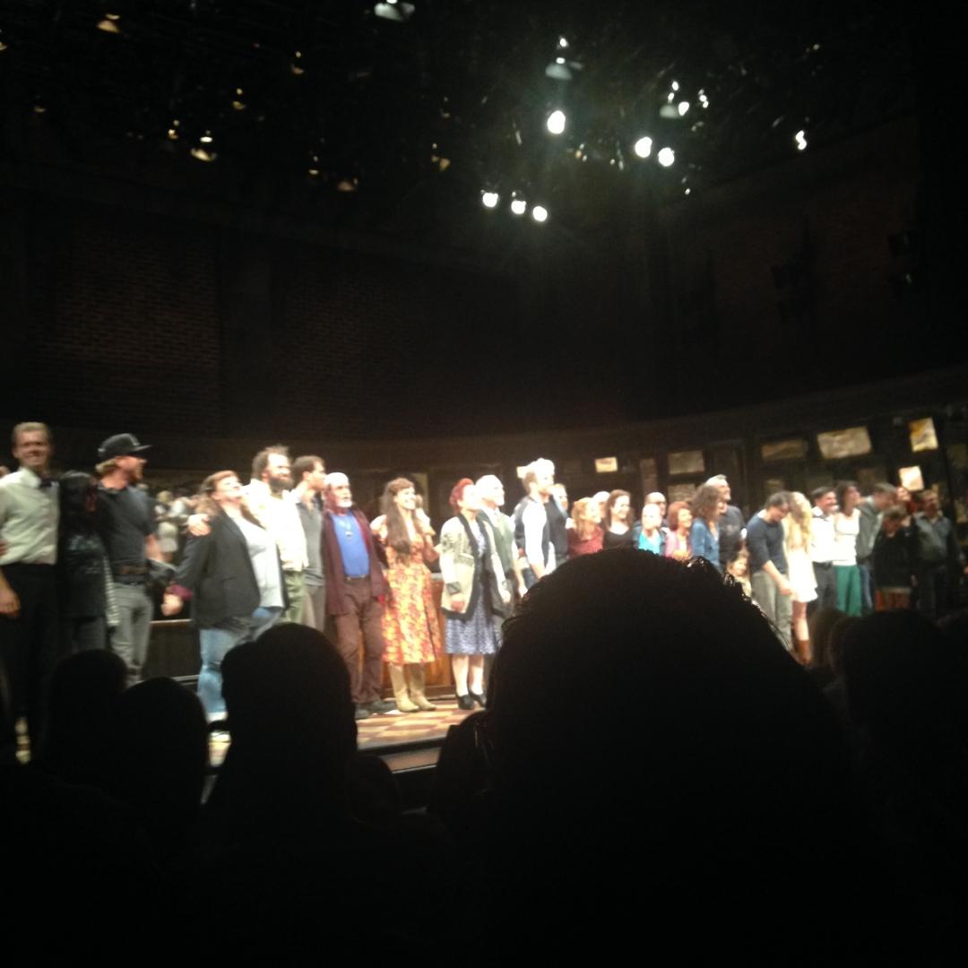 BWW_Toronto's tweet photo. And... @Mirvish #OnceTO just had their final bow. Congrats on an amazing run from the BWW team! http://t.co/HSX2UmEx8B