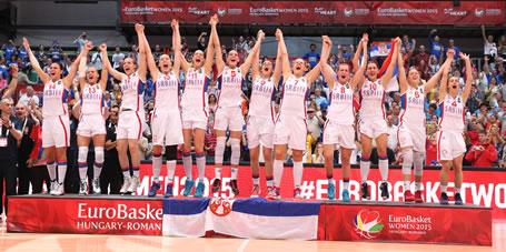 Karl_Odbur's tweet photo. Košarkašice na krovu Evrope! http://t.co/39oY0UR2G9 Bravo devojke! #Srbija http://t.co/uK1pXfuozD