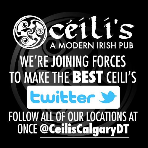 Ceiliscalgary's tweet photo. Follow us @CeilisCalgaryDT for your chance to win a 4 person #beer dinner! #CeilisKilts #CeilisCravings #CeilisPints http://t.co/HfrT8atr5n